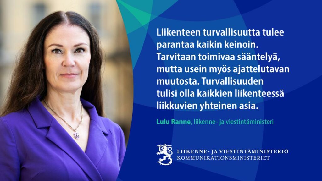 Ministeri Lulu Ranne EU:n Liikenneneuvostoon: Turvallisuus Ja ...